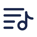 Playlist Minimalistic 2 SVG Icon